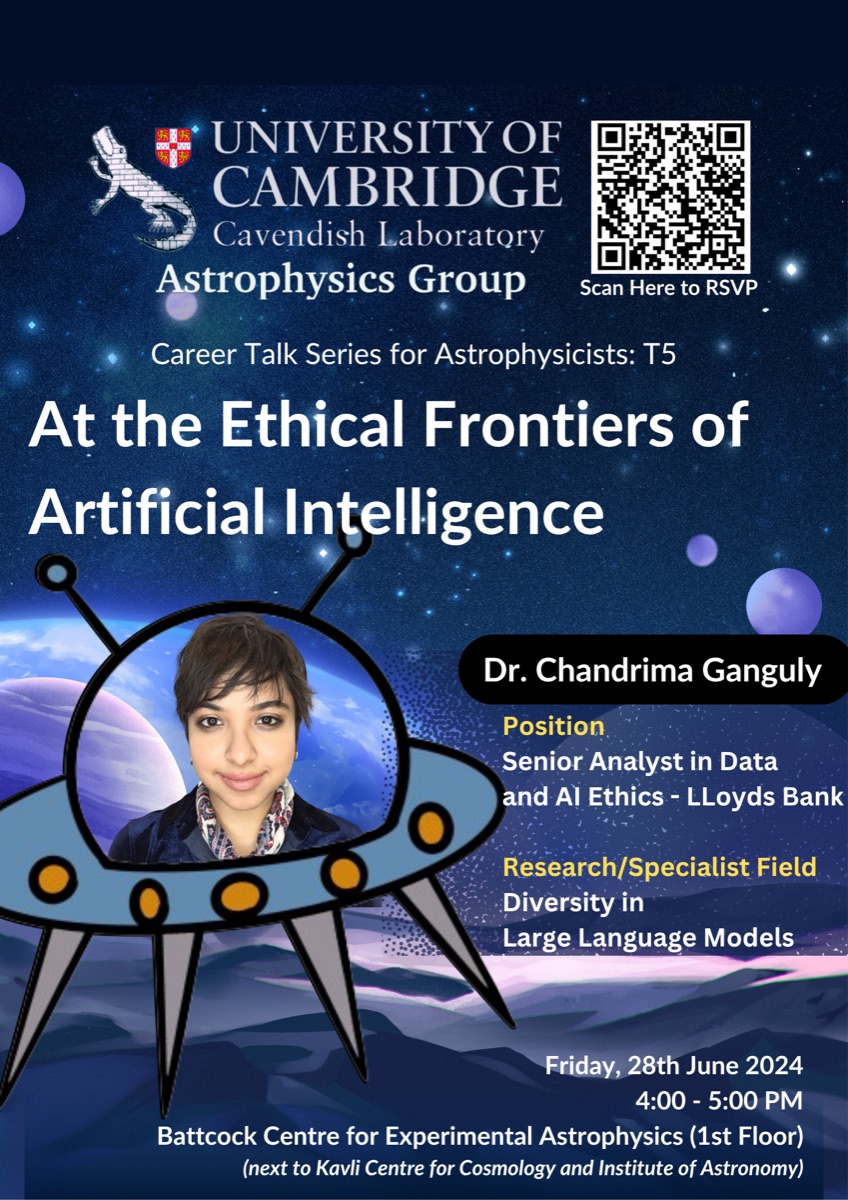 Poster for At the Ethical Frontiers of Artificial Intelligence