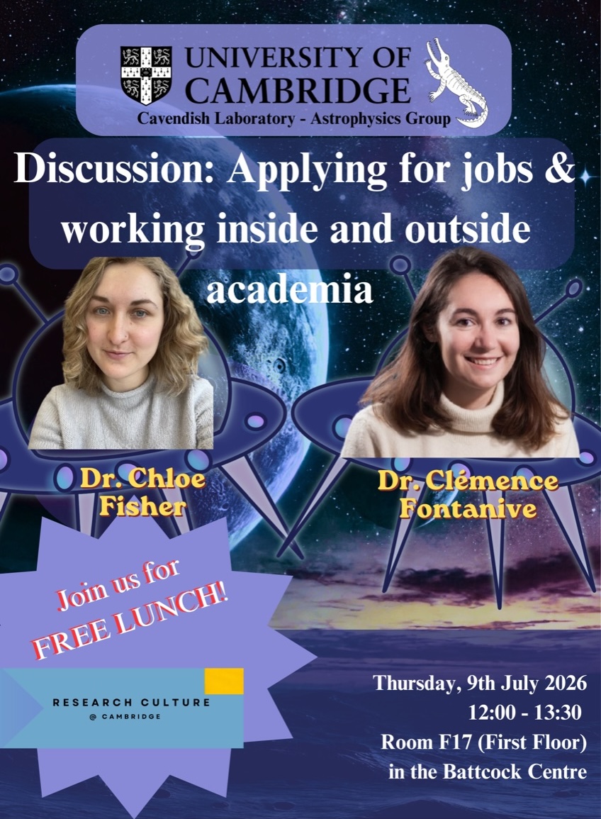 Poster for Discussion: Applying for jobs and working inside and outside academia