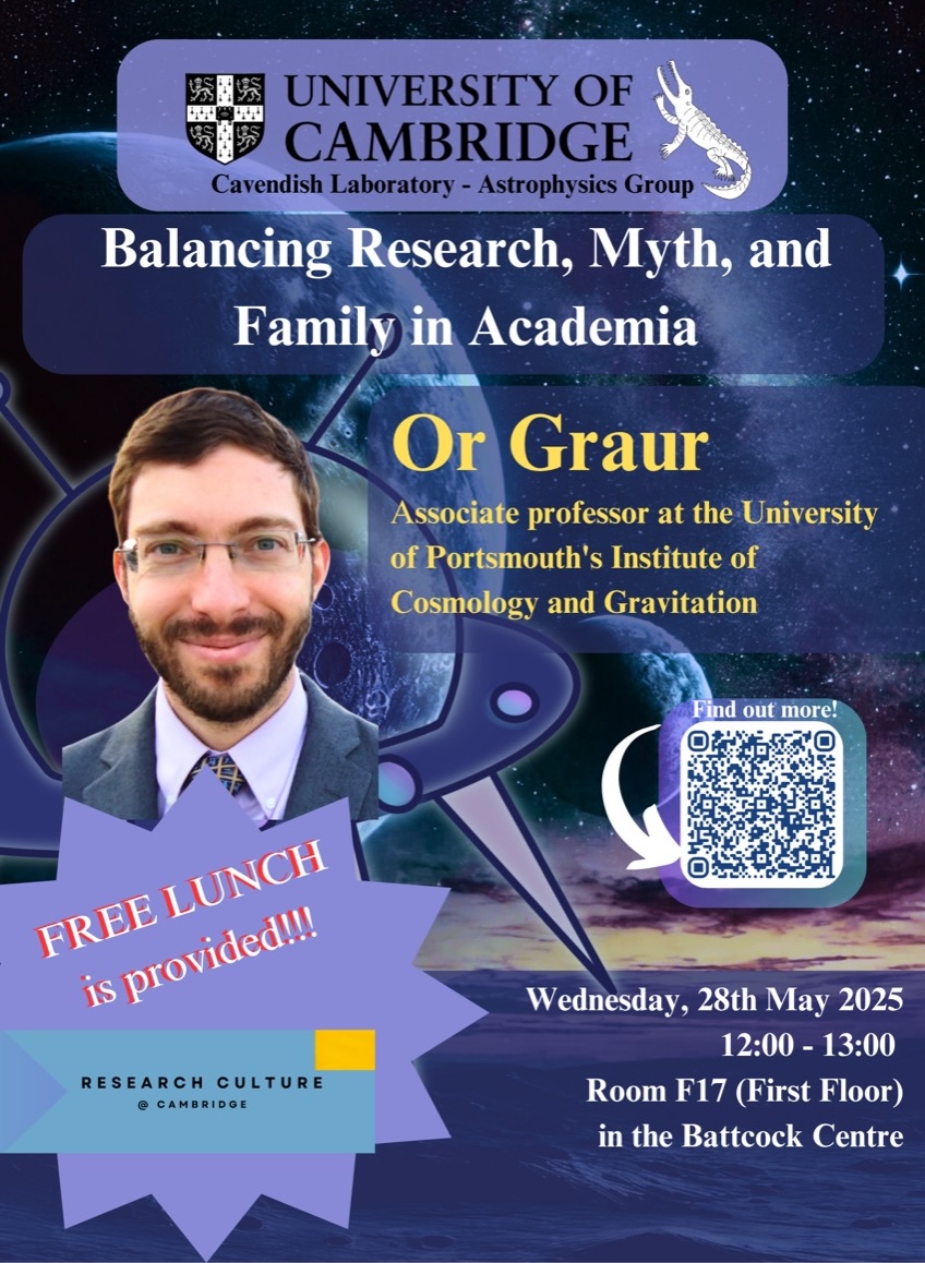 Poster for Balancing Research, Myth, and Family in Academia