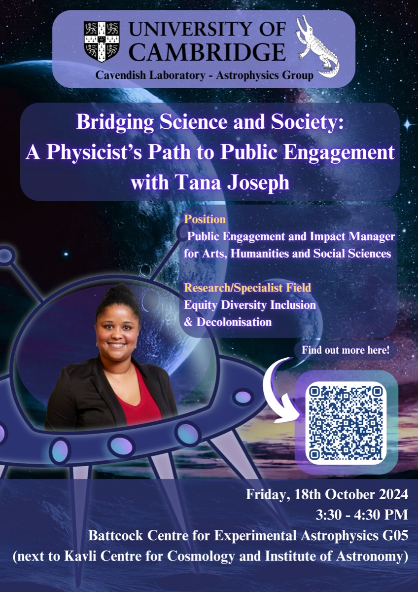Poster for Bridging Science and Society: A Physicist's Path to Public Engagement